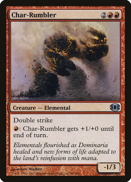 Char-Rumbler, Magic card FUT 96 — Future Sight set