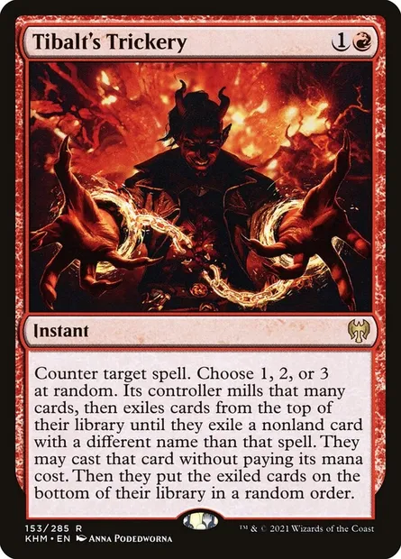 Tibalt's Trickery, Magic card KHM 153 — Kaldheim set
