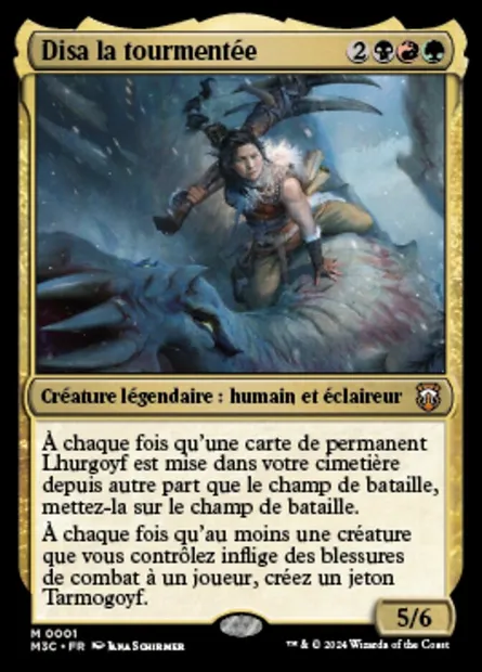 Disa la tourmentée, carte Magic M3C 1 — extension Modern Horizons 3 Commander