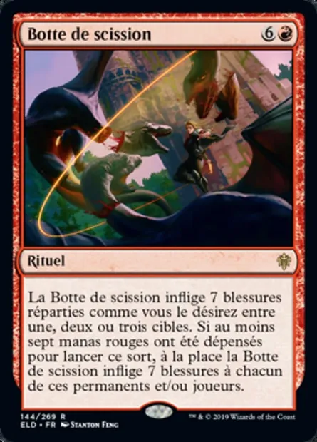 Botte de scission, carte Magic ELD 144 — extension Throne of Eldraine