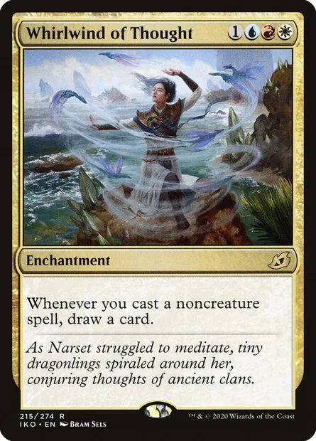 Whirlwind of Thought, Magic card IKO 215 — Ikoria: Lair of Behemoths set