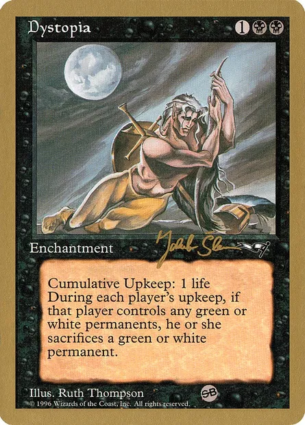 Dystopia, Magic card WC97 js47sb — World Championship Decks 1997 set