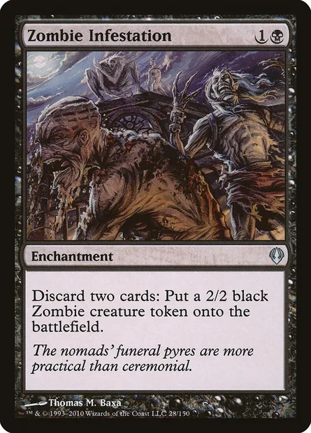 Zombie Infestation, Magic card ARC 28 — Archenemy set