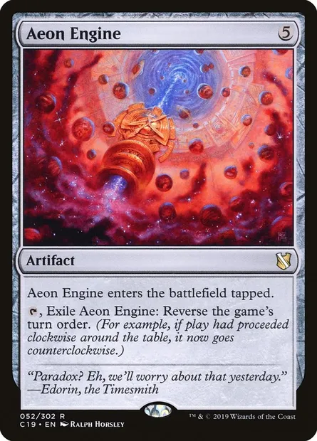Aeon Engine, Magic card C19 52 — Commander 2019 set