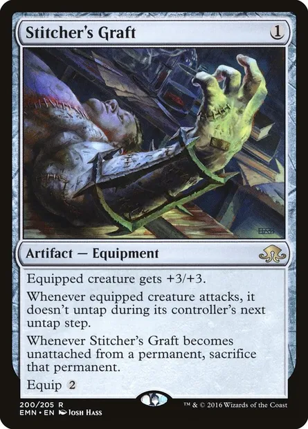 Stitcher's Graft, Magic card EMN 200 — Eldritch Moon set