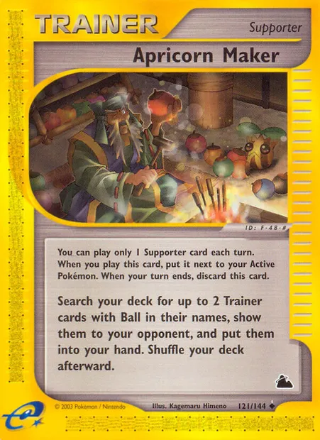 Apricorn Maker, Pokémon card SK 121 — Skyridge set