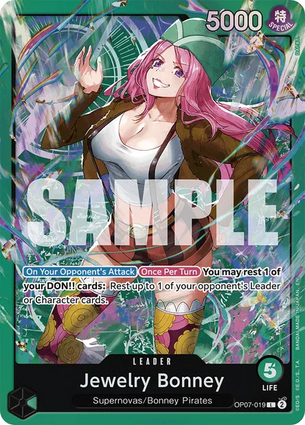 Jewelry Bonney, One Piece card OP07-019 — 500 YEARS IN THE FUTURE set
