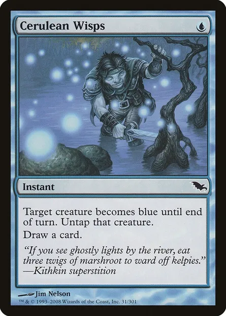 Cerulean Wisps, Magic card SHM 31 — Shadowmoor set