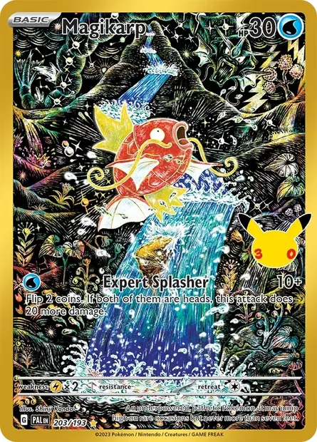 Magicarpe, carte Pokémon 30C CC030 — extension 30ᵉ Anniversaire