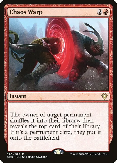 Chaos Warp, Magic card C20 146 — Commander 2020 set