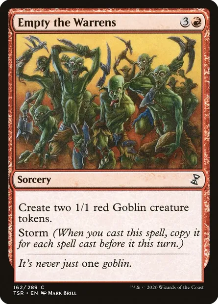 Empty the Warrens, Magic card TSR 162 — Time Spiral Remastered set