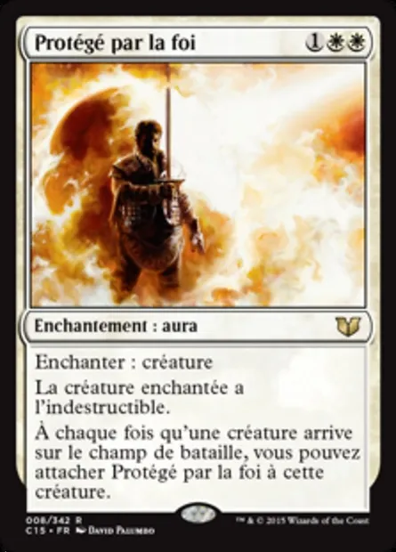 Protégé par la foi, carte Magic C15 8 — extension Commander 2015