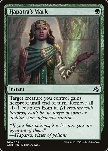 Hapatra's Mark, Magic card AKH 169 — Amonkhet set