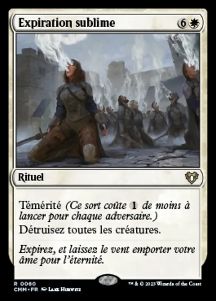Expiration sublime, carte Magic CMM 60 — extension Commander Masters