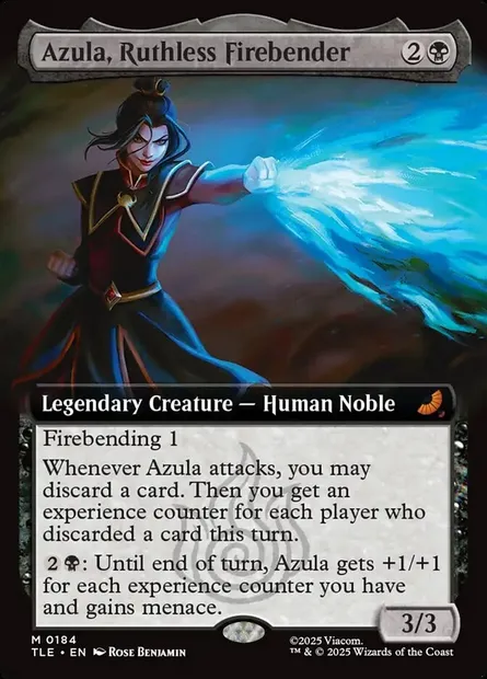 Azula, Ruthless Firebender, Magic card TLE 184 — Avatar: The Last Airbender Eternal set