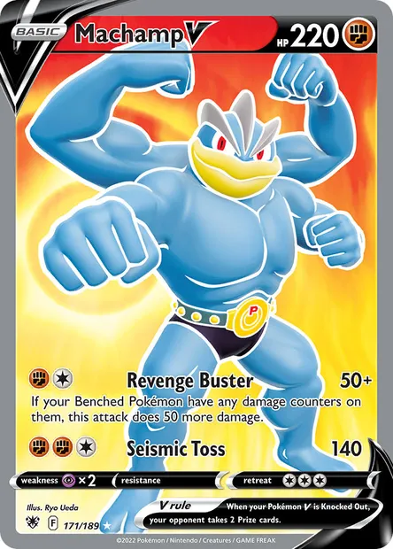 Machamp V, Pokémon card ASR 171 — Astral Radiance set