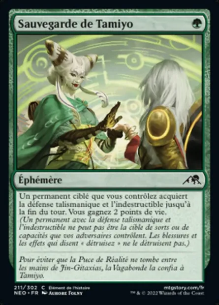 Sauvegarde de Tamiyo, carte Magic NEO 211 — extension Kamigawa: La Dynastie Néon