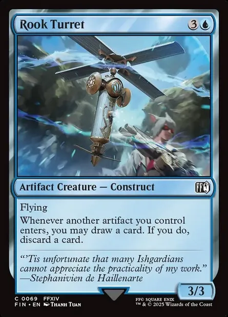 Rook Turret, Magic card FIN 69 — Final Fantasy set