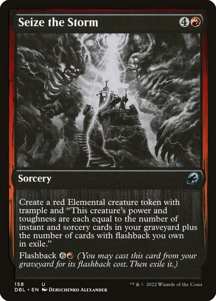 Seize the Storm, Magic card DBL 158 — Innistrad: Double Feature set