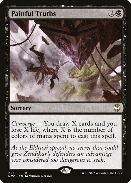 Painful Truths, Magic card NCC 255 — New Capenna Commander set