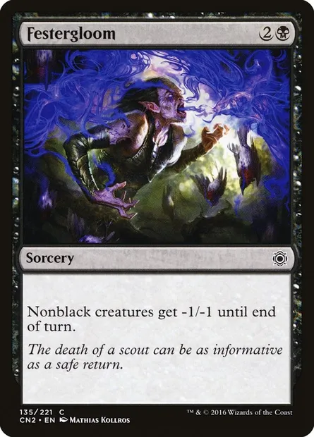 Festergloom, Magic card CN2 135 — Conspiracy: Take the Crown set
