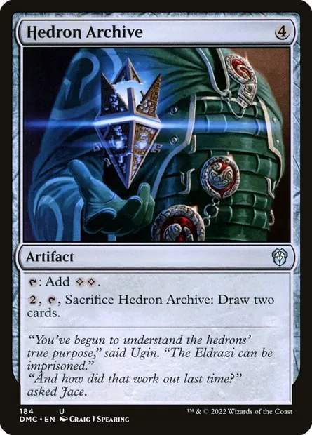 Hedron Archive, Magic card DMC 184 — Dominaria United Commander set