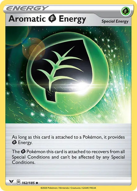 Aromatic Grass Energy, Pokémon card VIV 162 — Vivid Voltage set