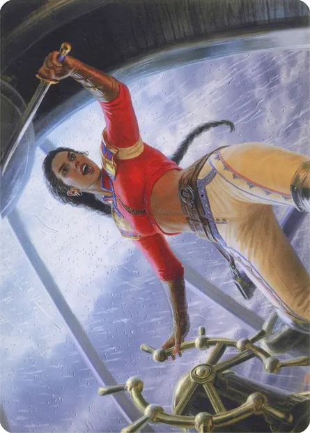 Sisay, Weatherlight Captain // Sisay, Weatherlight Captain, carte Magic AMH1 16 — extension Modern Horizons Art Series