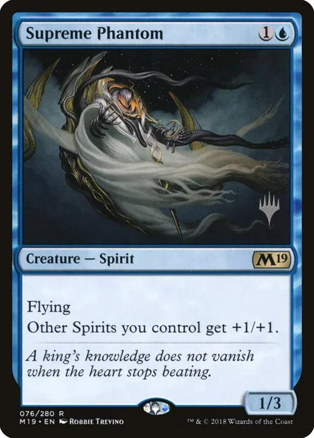 Supreme Phantom, Magic card PM19 76p — Core Set 2019 Promos set