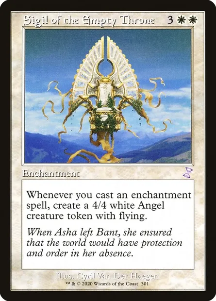 Sigil of the Empty Throne, Magic card TSR 301 — Time Spiral Remastered set