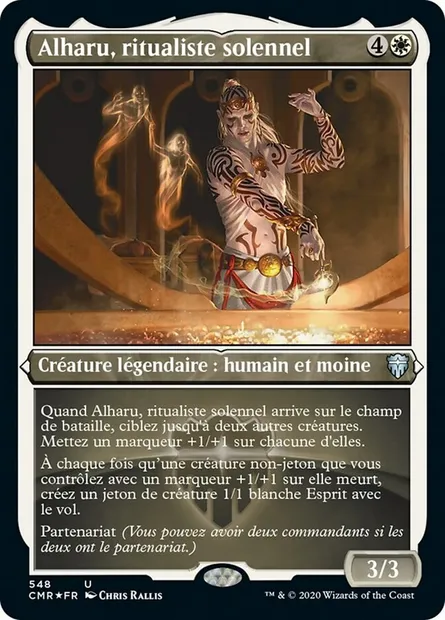 Alharu, ritualiste solennel, carte Magic CMR 548 — extension Commander Legends