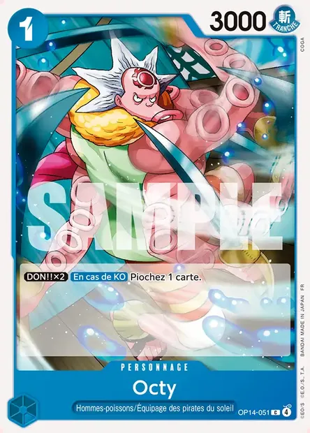Octy, carte One Piece OP14-051 — extension LES SEPT DE LA MER D'AZUR