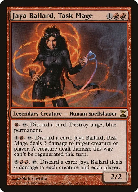 Jaya Ballard, Task Mage, Magic card TSP 166 — Time Spiral set
