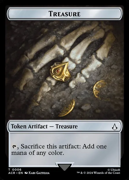 Treasure, Magic card TACR 6 — Assassin's Creed Tokens set