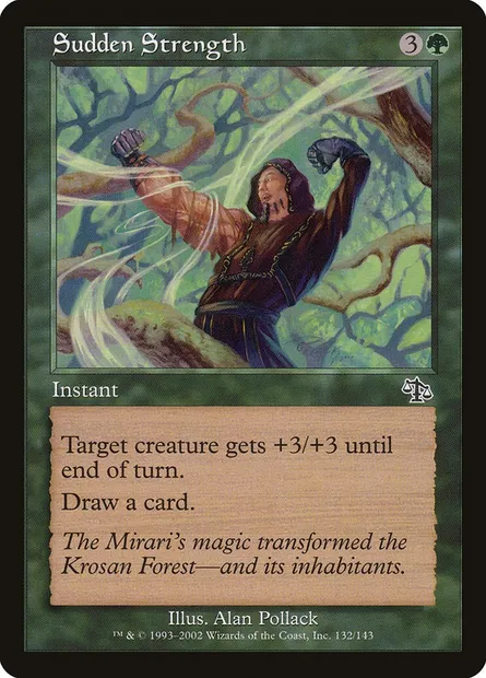 Force soudaine, carte Magic JUD 132 — extension Jugement