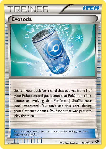 Evosoda, Pokémon card XY 116 — XY set