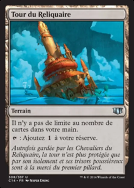 Tour du Reliquaire, carte Magic C14 308 — extension Commander 2014