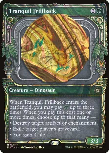 Crêtéchine tranquille, carte Magic MAT 204 — extension L'invasion des machines : le jour d'après