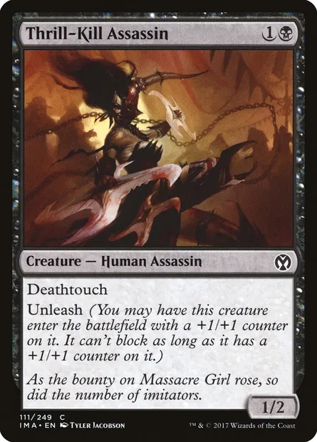 Thrill-Kill Assassin, Magic card IMA 111 — Iconic Masters set