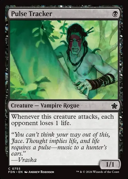 Pulse Tracker, Magic card FDN 755 — Foundations set