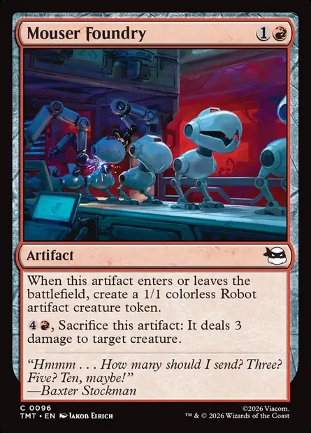 Mouser Foundry, Magic card TMT 96 — Teenage Mutant Ninja Turtles set