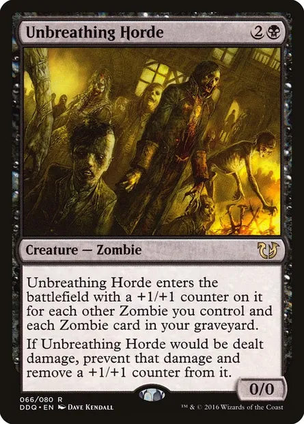 Unbreathing Horde, Magic card DDQ 66 — Duel Decks: Blessed vs. Cursed set