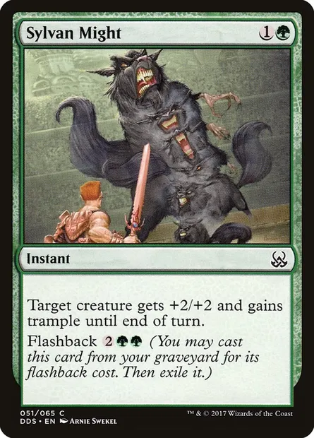 Sylvan Might, Magic card DDS 51 — Duel Decks: Mind vs. Might set