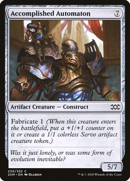 Accomplished Automaton, Magic card 2XM 230 — Double Masters set