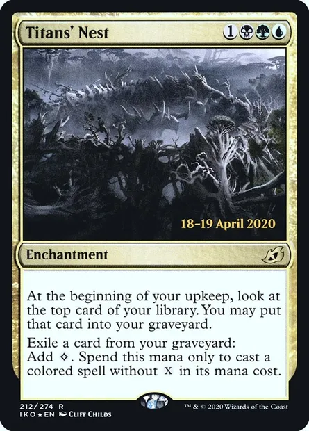 Titans' Nest, Magic card PIKO 212s — Ikoria: Lair of Behemoths Promos set