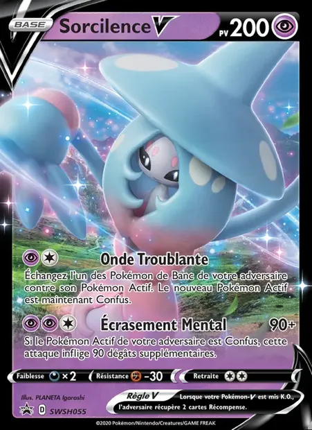 Sorcilence V, carte Pokémon SWSH 055 — extension Promo SWSH