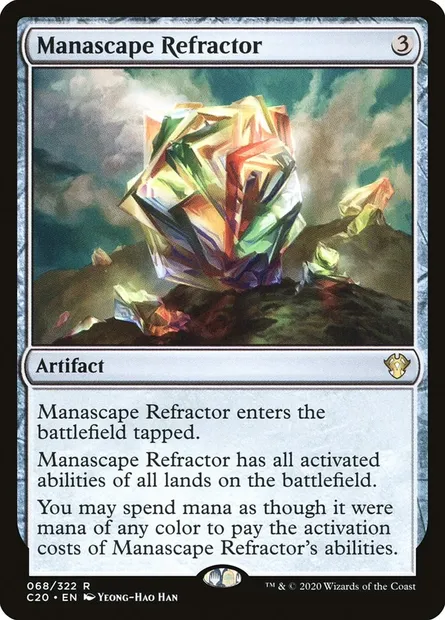 Manascape Refractor, Magic card C20 68 — Commander 2020 set