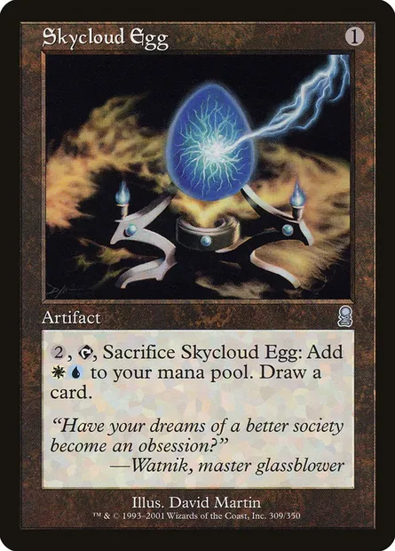 Œuf de Cielcouvert, carte Magic ODY 309 — extension Odyssée