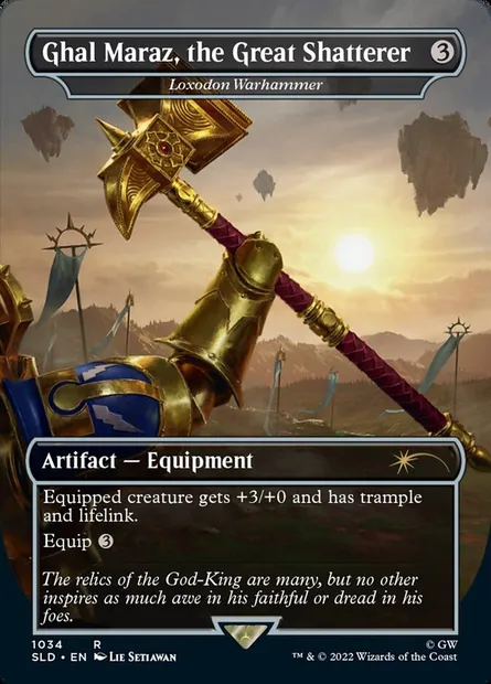 Loxodon Warhammer, Magic card SLD 1034 — Secret Lair Drop set