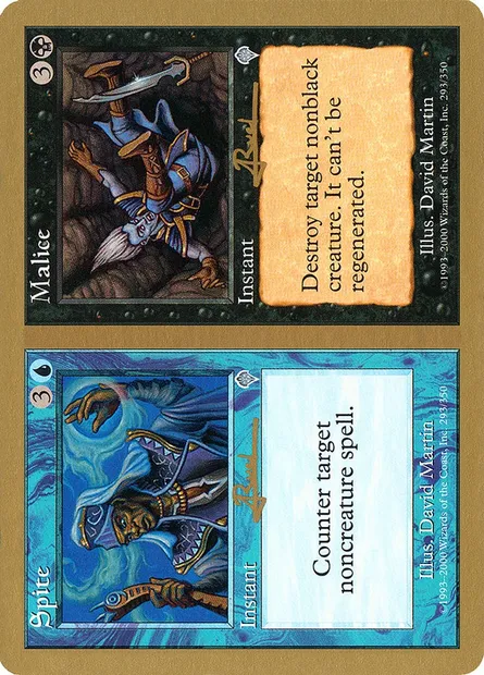 Spite // Malice, Magic card WC01 ar293 — World Championship Decks 2001 set